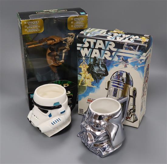 Star Wars - five Hasbro action figures, Packaged (8)